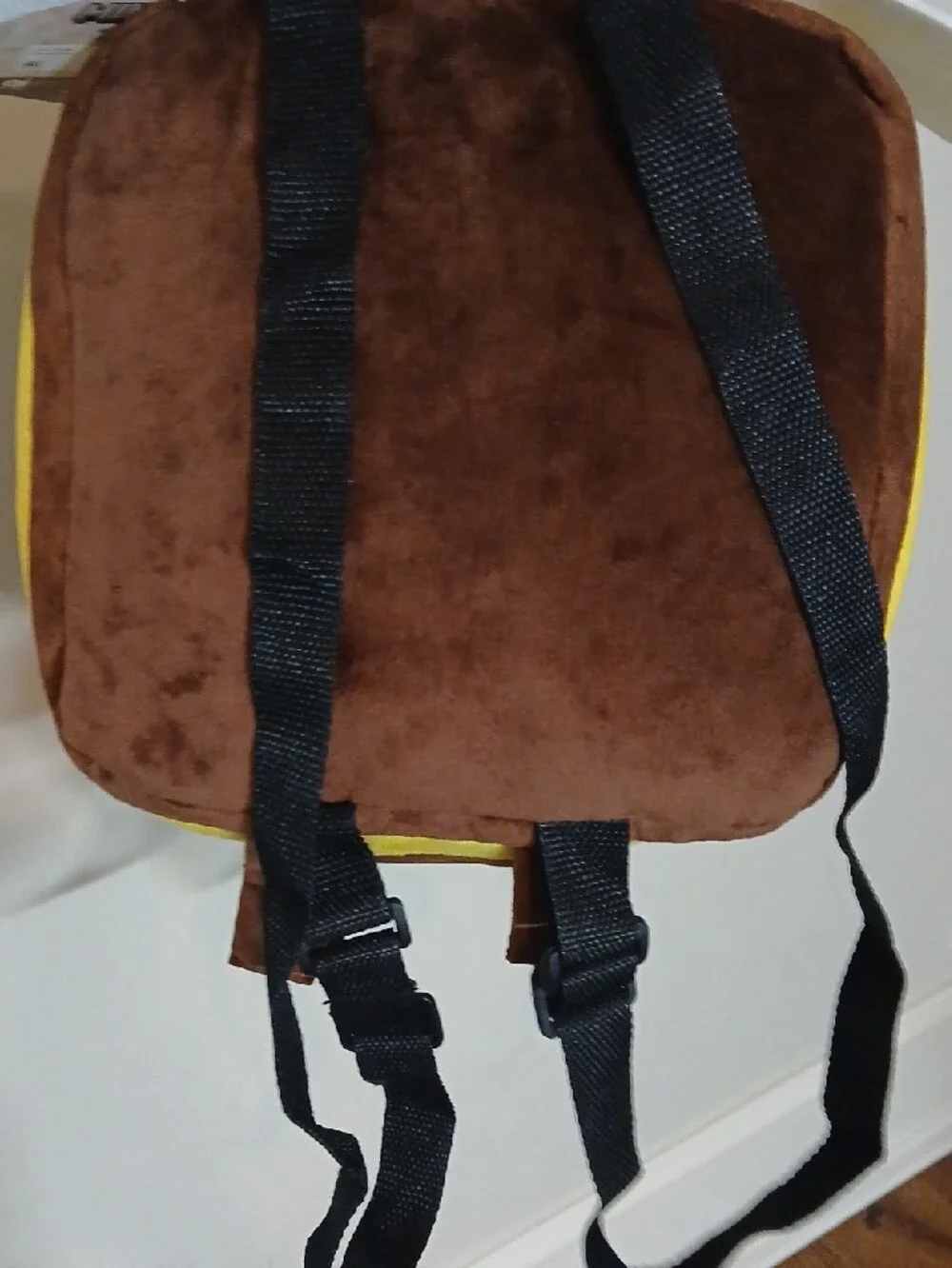 Yellow Plush Cube Backpack - Kids' Mini Daypack